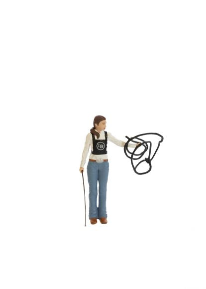 Cattle Showmen Kit: Girl Figurine and Rope Halter