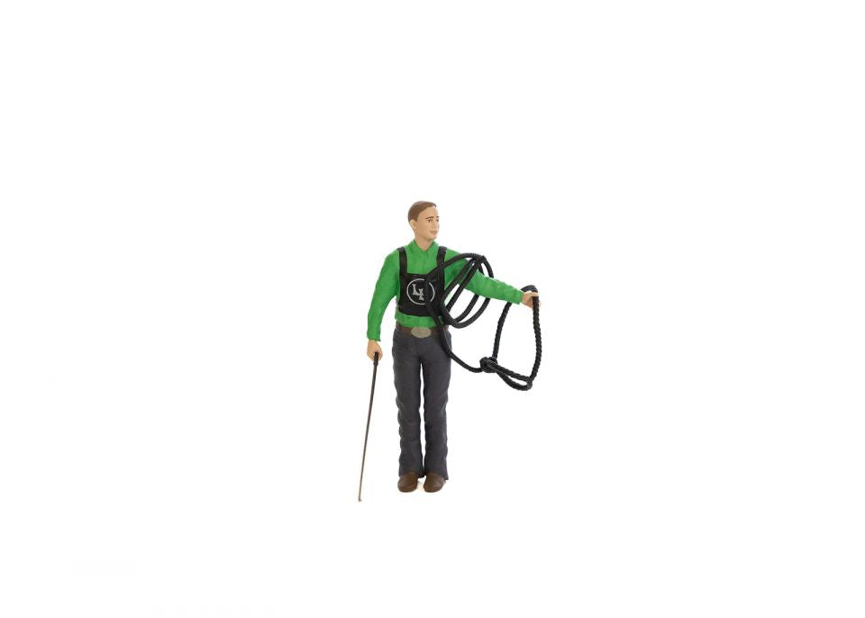 Cattle Showmen Kit: Boy Figurine and Rope Halter