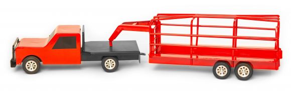 Gooseneck Ranch Trailer Red