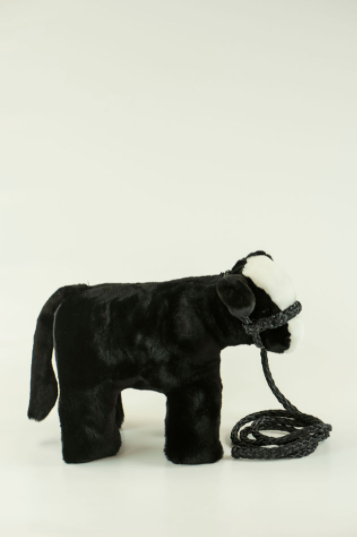 Medium Plush Black Baldy