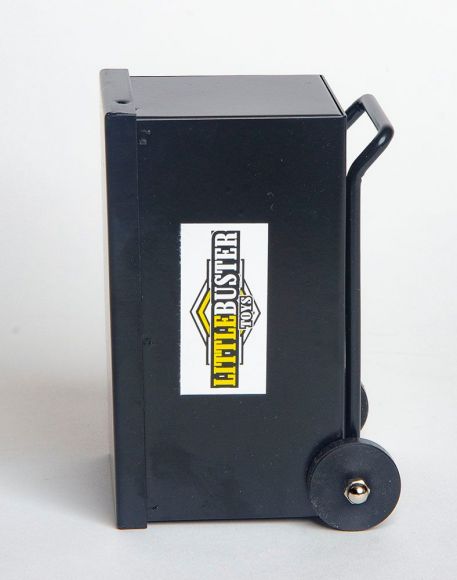 Show Box Upright with Dolly Black