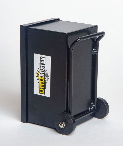 Show Box Upright with Dolly Black