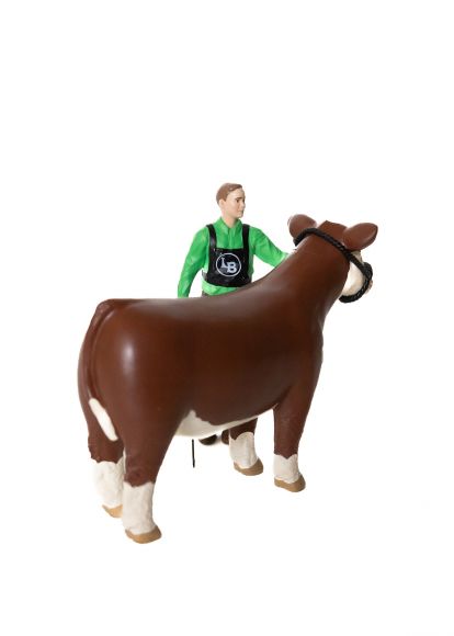 Cattle Showmen Kit: Boy Figurine and Rope Halter