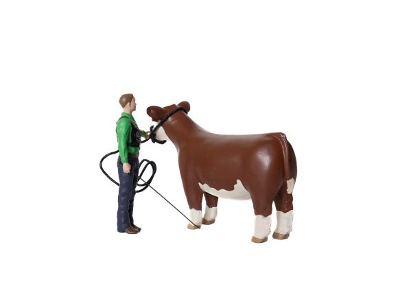 Cattle Showmen Kit: Boy Figurine and Rope Halter