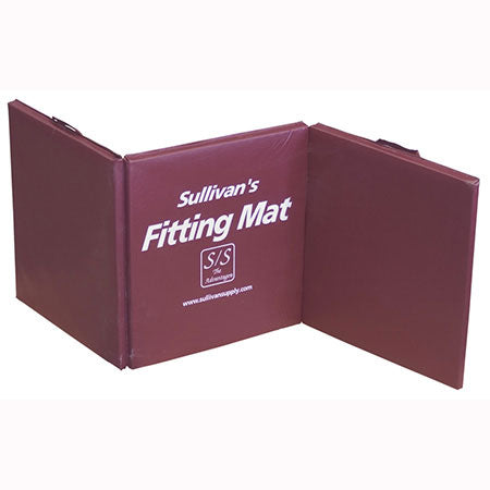 Folding Fitting Mat - Maroon