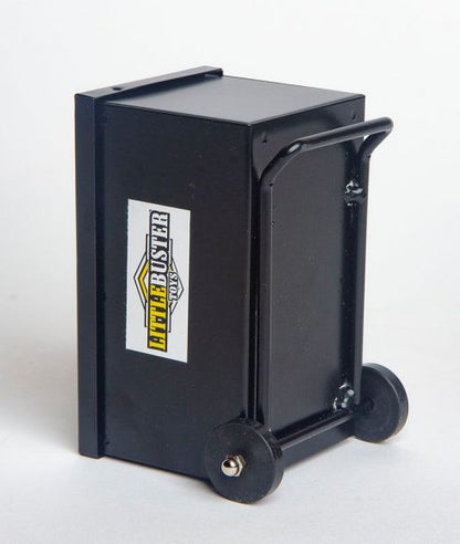 Show Box Upright with Dolly Black